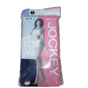 Jockey Elance Nwt 3 Pairs French Cut Cotton Panties Size 8